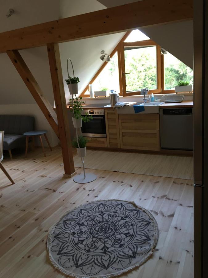 Lichtspiel Im Gruenen - Moderne Ruhe Lejlighed Schnabelwaid Eksteriør billede